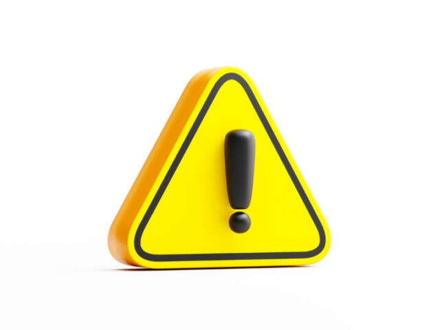 yellow-triangle-warning-sign-symbol-danger-caution-risk-traffic-icon-background-3d-rendering